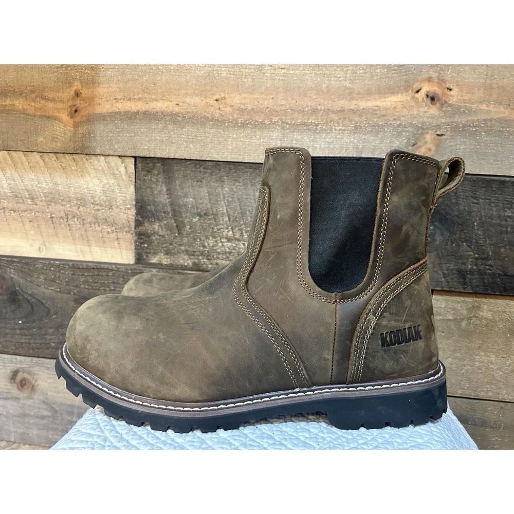 Kodiak Men's McKinney Composite Toe Water-Resistant Chelsea Industrial Boot 11W